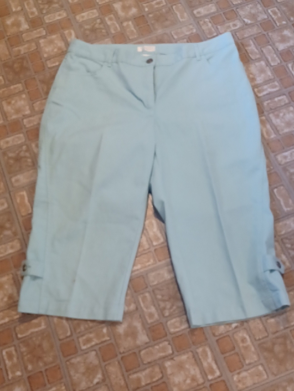 Christopher & Banks Light Auqa Capri Pants Size 12